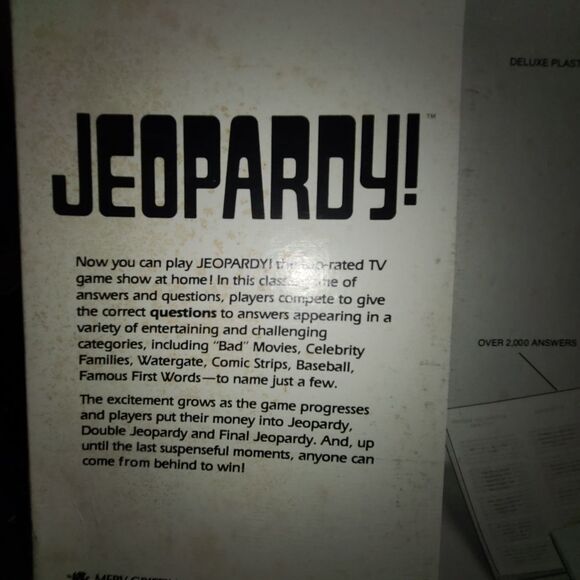Vintage Jeopardy Board Game - Picture 6 of 12